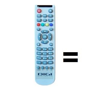 Telecomando Universale Per Digi TV – Compatibile Con HSS1120, HSS1160, HDTRC35HDT, HSS7160, HSC1155 NA E Molti Altri
