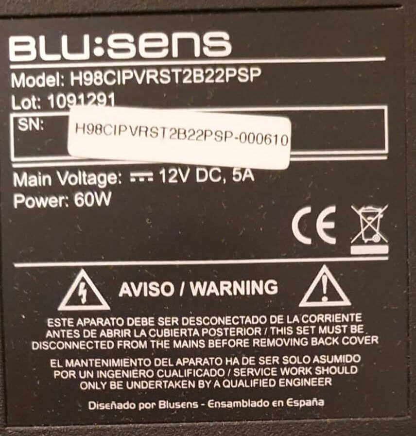 Mando a Distancia para Blusens H98CIPVRST2B22PSP, , Mandos a  Distancia descatalogados TV, LCD, LED