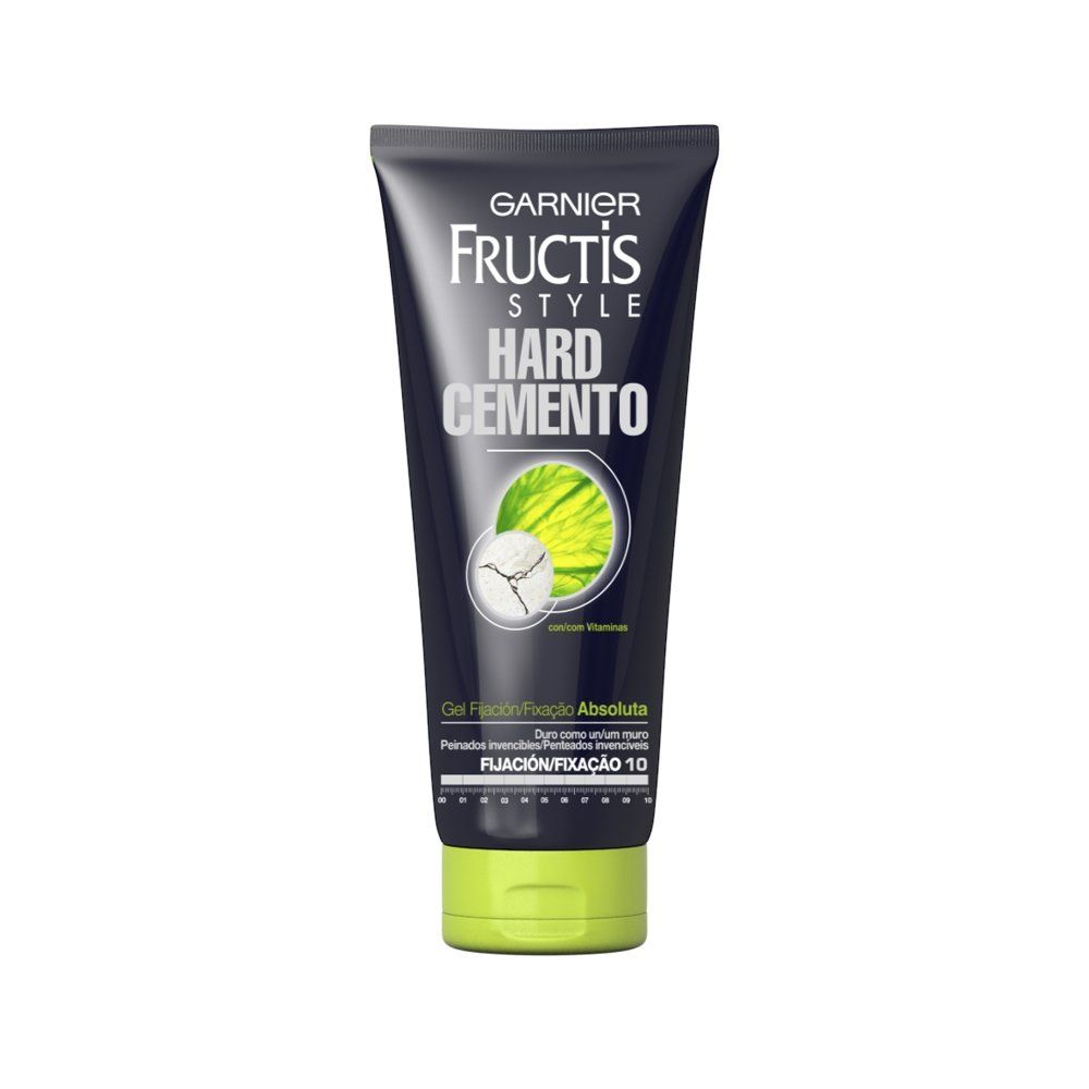 Garnier-Cabello-Fructis-Gel-Cemento-3600541193161 Garnier Fructis Style Gel Hard Cemento Fijación Absoluta - 200 ml - Imagen 1