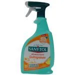 SANYTOL - Desengrasante desinfectante limón sin lejía pistola 750 ml