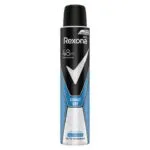 REXONA - Desodorante Cobalt Dry anti transpirante 48 h 0% alcohol seca rápido spray 200 ml