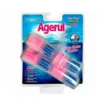 AGERUL- Desinfectante WC colgador BRISA FRESCA MARINA 5 en 1 blister 2 unidades pack ahorro