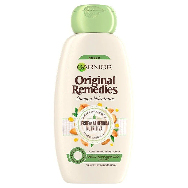 Champú Leche de Almendra Original Remedies 300 ml - Garnier Garnier Original Remedies Leche de Almendras Champú 300 ml* - Imagen 1
