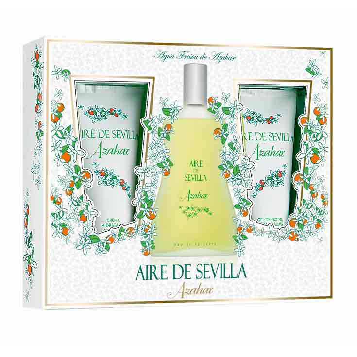 aire-de-sevilla-azahar-coffret-150ml-edt-150ml-gel-duche-150ml-creme-corporal-mujer-instituto-espanol-perfumeria-roua Aire de Sevilla AZAHAR Coffret 100ml EDT+ 100ml Gel Duche + 100ml Creme Corporal - Mujer - Imagen 1