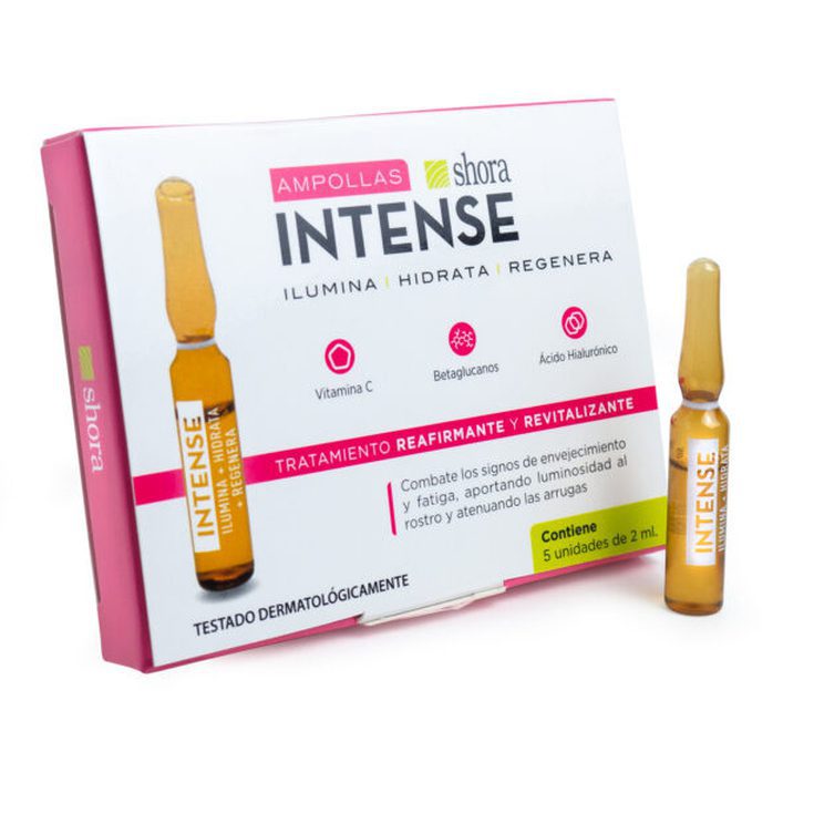 8421004214040_ROUA Shora Intense Ampollas Faciales Reafirmantes y Revitalizantes 5 unidades - Imagen 1