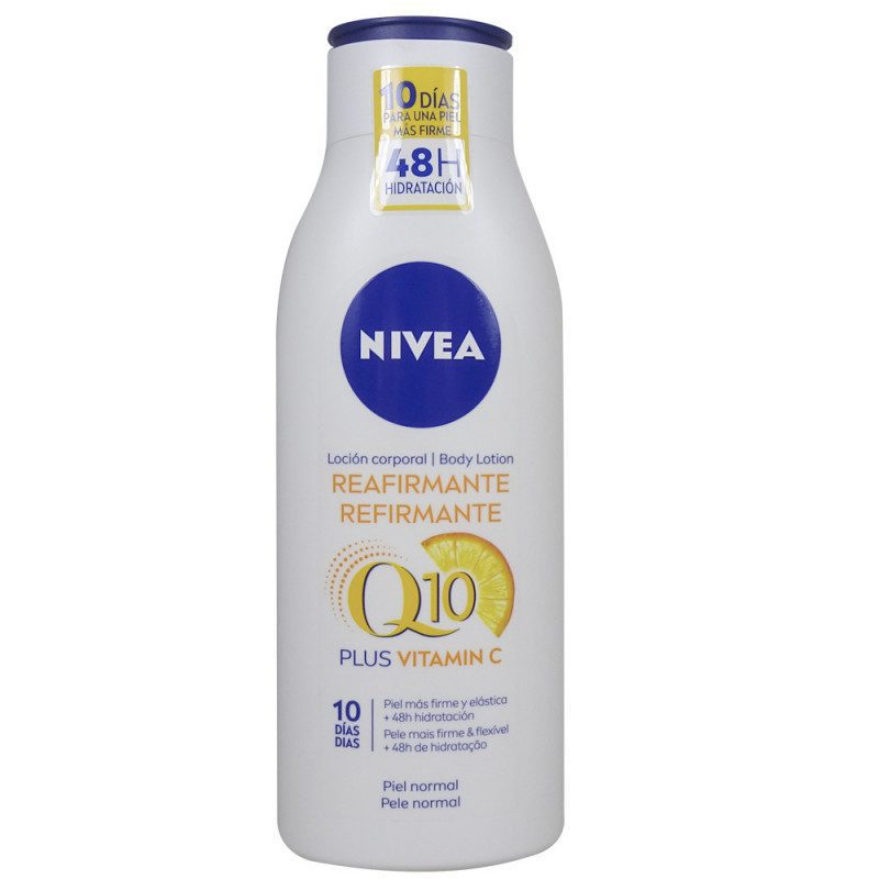 Nivea body milk 400 ml. Q10 reafirmante piel normal. Nivea Body Milk 400 ml. Q10 Reafirmante Piel Normal - Imagen 1