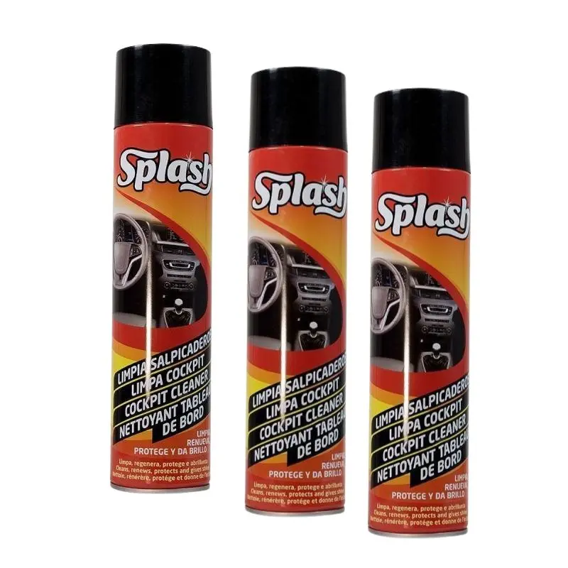 limpiasalpicaderos-coche-600-ml-splash Limpiador Salpicaderos del Coche【Pack 3 Uds. X 600 ML】SPLASH - Imagen 1
