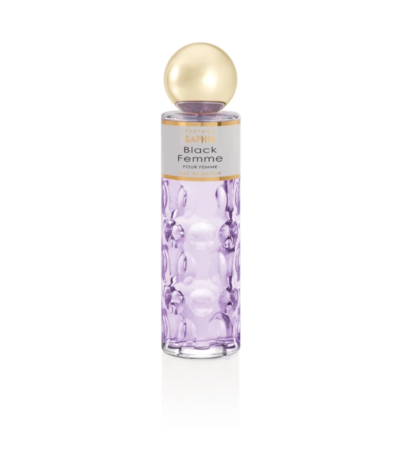 perfume-black-femme-200ml-saphir (1) SAPHIR Black Femme Woman | 200ML Eau de Parfum para Mujer - Imagen 1