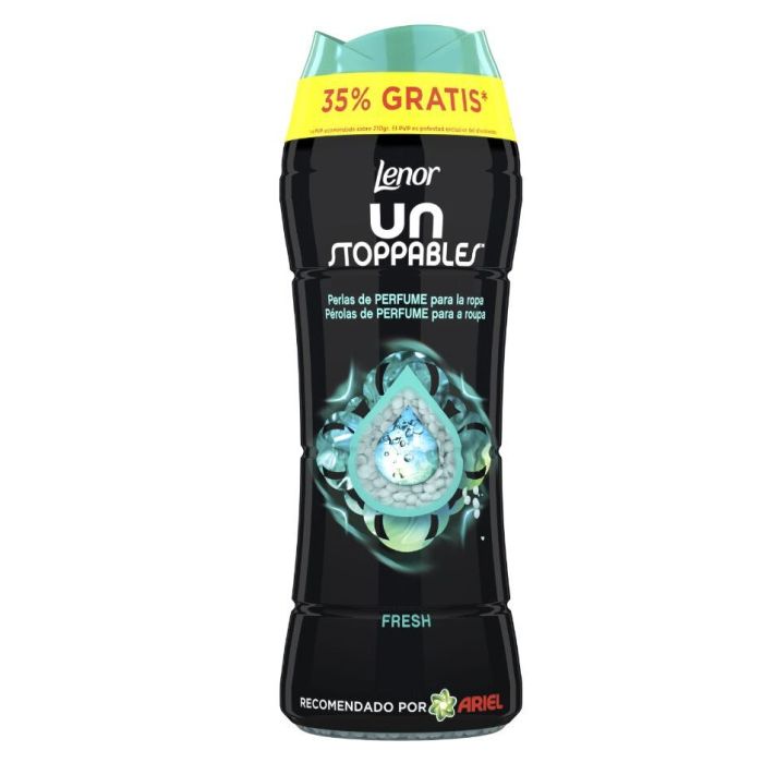 8006540991701_roua Lenor Unstoppables Suavizante Ropa Perlas Perfume Fresh 285g - Imagen 1