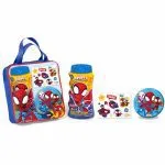 SPIDERMAN Bolsa Gel Champú + Esponja + Tatuaje