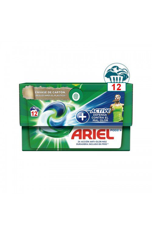 ariel-capsulas-12d ARIEL Active Pods CAPSULAS 12D - Anti-Olor - Defensa contra el mal olor - Imagen 1