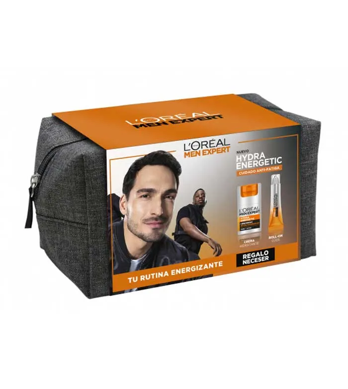 L'Oréal Paris - Kit Revitalizante Anti-Fatiga Hydra Energetic Men Expert Energía y Frescura para Hombres