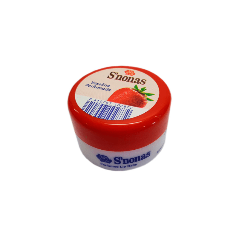 snonas-vaselina-tarro-15grms-fresa S´Nonas Vaselina Perfumada FRESA 15 gr - Imagen 1