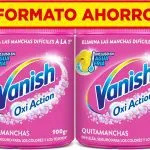 VANISH Oxi Action PACK Ahorro 2 X 900 gr. potenciador del lavado en polvo formato 2x1 Multi Poder a 20 ºC