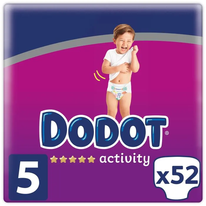 DODOT Activity Talla 5 (11-16 kilos) 52 Unidades