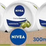 NIVEA Crema Corporal Aceite de Oliva en pack de 3 (3 x 300 ml), crema hidratante corporal con ingredientes naturales, crema para el cuidado de la piel seca *