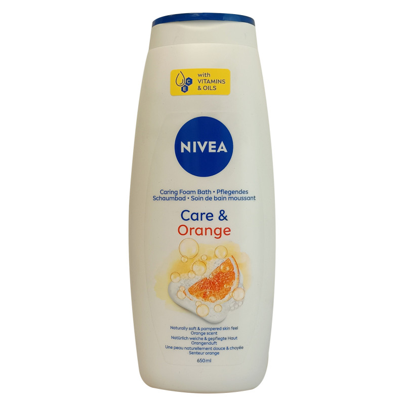 Nivea gel de ducha 650 ml. Orange & care 1 Nivea gel de ducha 650 ml. Fragancia de naranja - Imagen 1