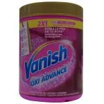 VANISH Oxi Action 900 gr. potenciador del lavado en polvo formato 2x1 Multi Poder a 20 ºC