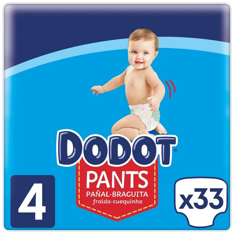 Dodot Pañales Pants T-4 8-15 Kg 33 Uds