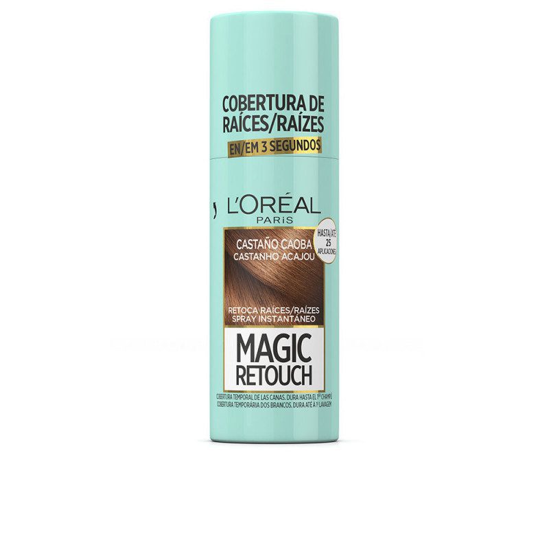 l-oreal-paris-magic-retouch-6-castano-caoba-75-ml L'Oréal Paris Magic Retouch Spray Retoca Raices Castaño Caoba 75ml - Imagen 1