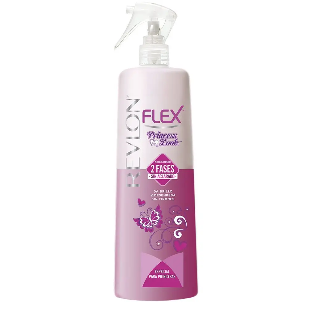 8411126044601_ROUA Revlon Flex Princess Look Acondicionador 2 Fases sin Aclarado - 400 ml - Imagen 1