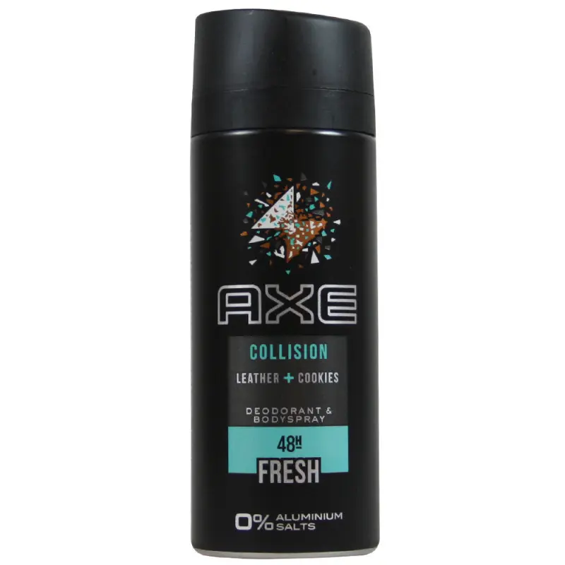 Axe desodorante bodyspray 150 ml. Fresh Collision 1 Axe Desodorante Spray 150 Ml Collision Fresh - Imagen 1