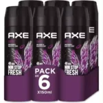 Pack de 6 desodorantes AXE Excite Rock (6x 150 ml.)