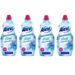 Asevi Concentrado Azul, Suavizante para lavadora【PACK Ahorro 4X60 Lavados】Total 240 Dosis,  Frescor intenso