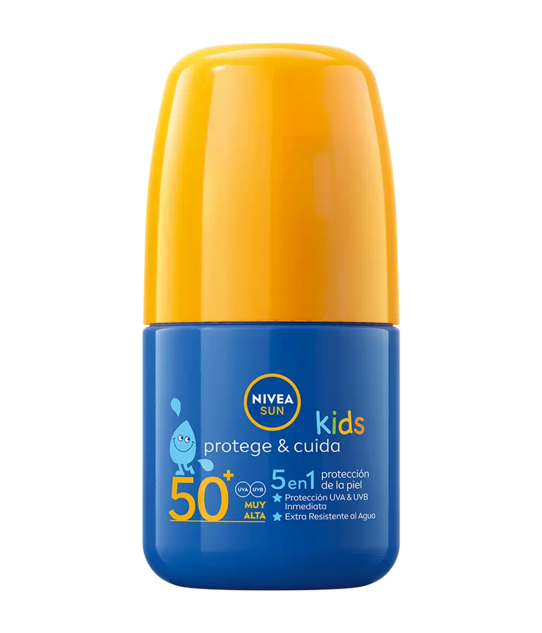KIDS PROTEGE & CUIDA ROLL-ON SOLAR 1 NIVEA Sun Kids Protege & Cuida 5 en 1 SPF 50 - Imagen 1