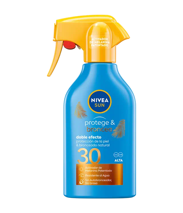 PROTEGE & BRONCEA SPRAY SOLAR FP30 NIVEA Protege & Broncea Activador Del Bronceado Spf 30 | 270ML Spray de protección solar - Imagen 1