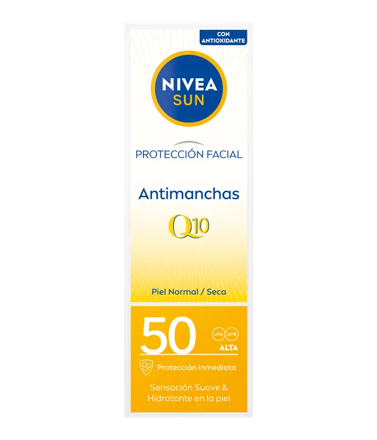 Protección Facial UV Q10 Antimanchas & Antiedad FP50 ROUA NIVEA 1 NIVEA Protección Facial UV Q10 Antimanchas & Antiedad 50 ML FP50 - Imagen 1