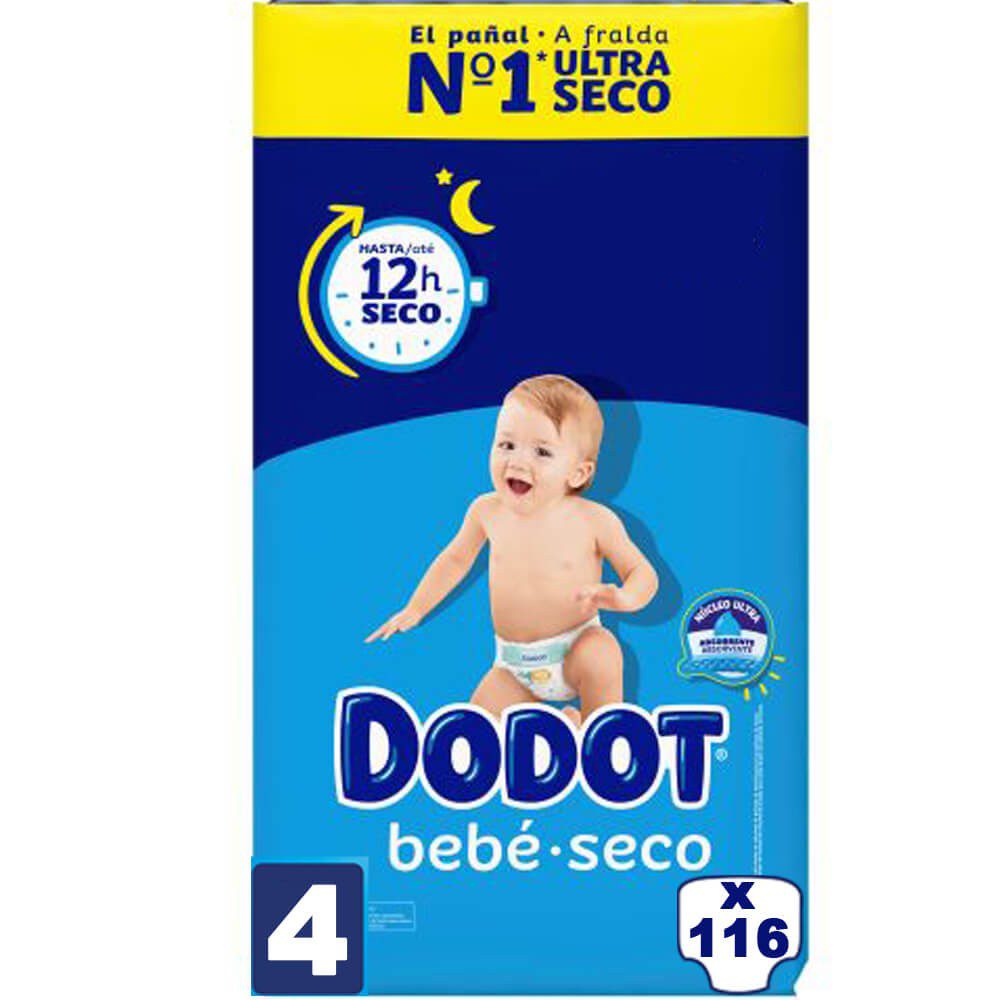 panal-dodot-talla-4-de-9-a-14-kg-etapas Dodot Bebé Seco Value Pack Talla 4 (116 uds) - Imagen 1