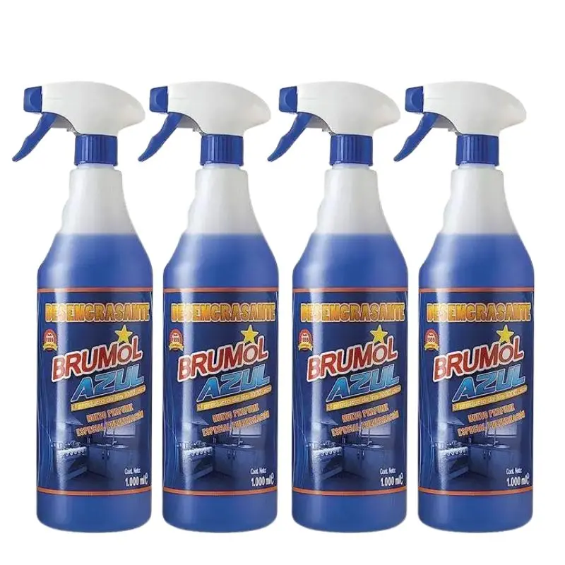 8411019301118-roua.eu_.webp Desengrasante Brumol Azul 1000 ML Pistola - Pack de 4 x 100 ml - Imagen 1