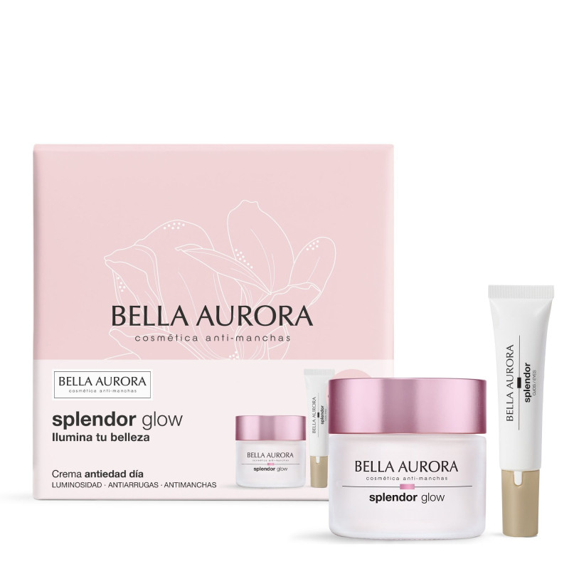 pack-splendor-glow-dia-contorno-de-ojos Pack Splendor Glow Crema Antiedad día 50+ 50 ML + Regalo Contorno De Ojos 15 ML Bella Aurora - Imagen 1