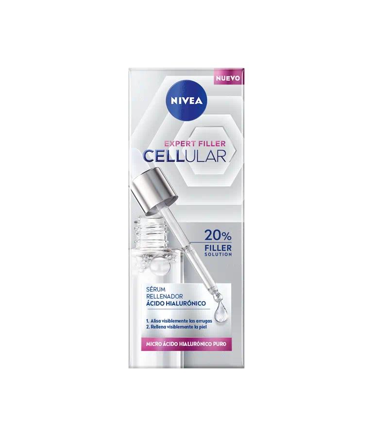 CELLULAR EXPERT FILLER SÉRUM RELLENADOR ÁCIDO HIALURÓNICO COSMETICA LOWCOST ROUA 1 NIVEA Expert Filler Cellular Sérum Concentrado | 30ML Sérum facial efecto rellenador - Imagen 1