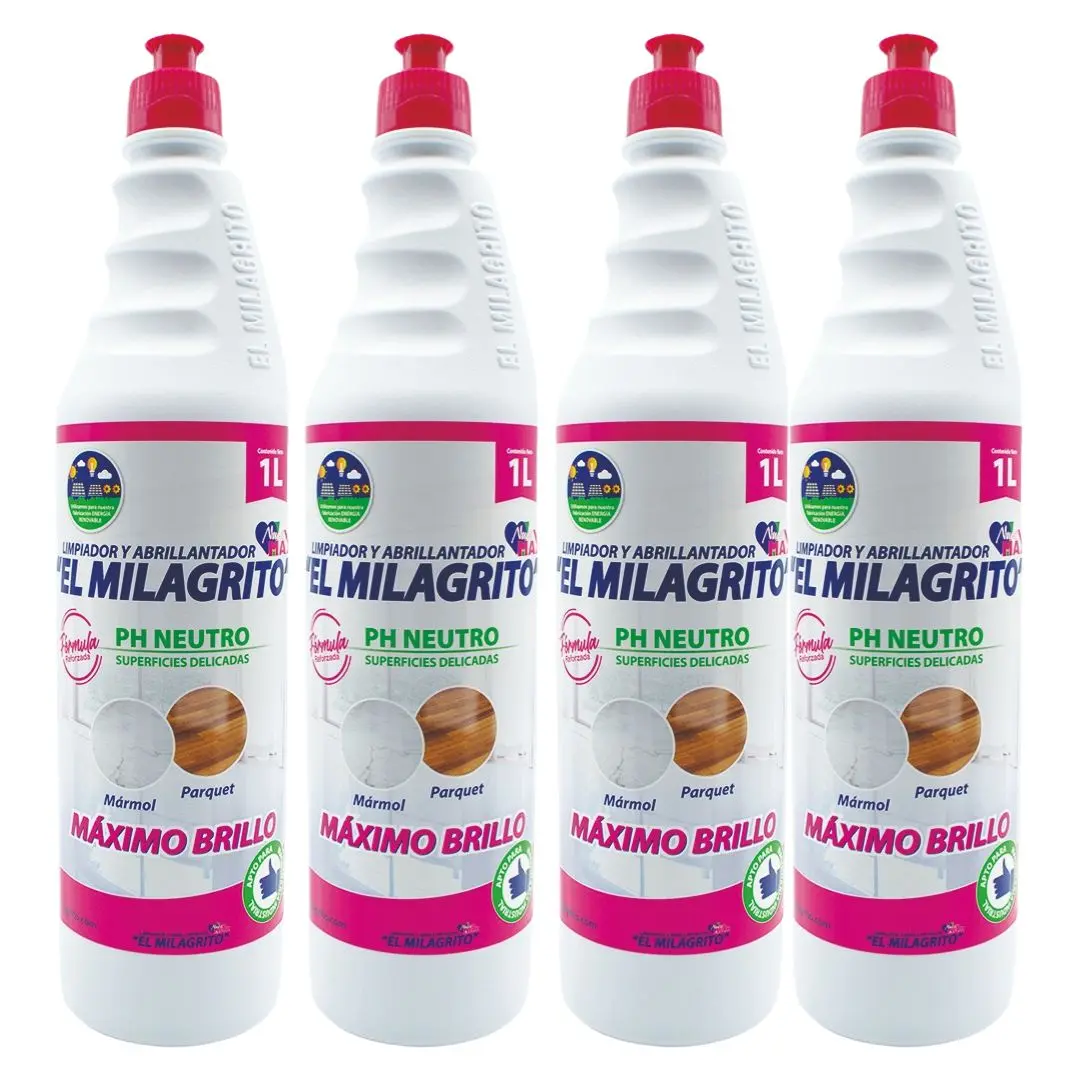 Limpiador Abrillantador El Milagrito Push Pull 1L (4 UDS) 【Pack de 4 uds.】El Milagrito Limpiador Abrillantador Push Pull 1L - Imagen 1