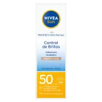 NIVEA Sun Control de Brillos Protección Facial Tono Medio SPF 50