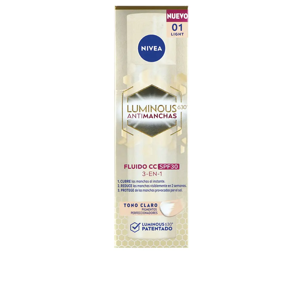 Cellular Luminous Antimanchas fluido facial tono claro SPF-30 dosificador 40 ml ROUA COSMETICA NIVEA Cellular Luminous Antimanchas fluido facial tono claro SPF-30 dosificador 40 ml - Imagen 1