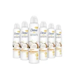 Dove Desodorante Spray 250 ml x 6 uds. Coco y Flores de Jazmín