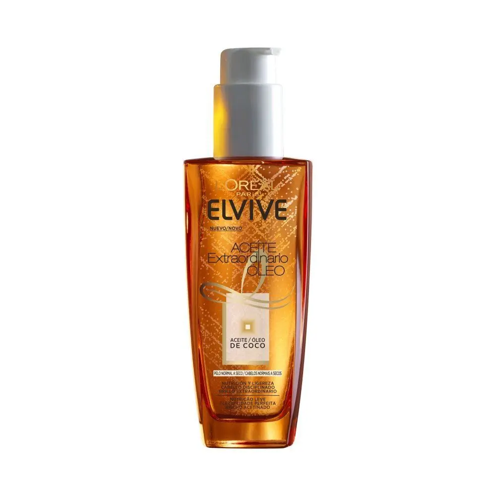 L-Oreal-Paris-Cabello-Elvive-Acei Elvive Aceite Extraordinario 100ml Coco - Imagen 1