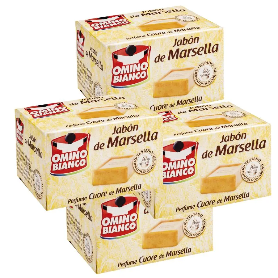 Silicona juntas baño Pattex Re-new 100 ml. OMINO BIANCO jabón para lavar a mano al jabón de Marsella pastilla 250 g x 4 uds. - Imagen 1