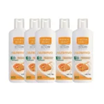 NATURAL HONEY gel de baño SkinCare Nutritivo con miel nutrición y cuidado botella 650 ml x 5 uds.