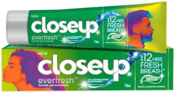 close-up everfresh gel dentifrico menthol paradise 90g ROUA 1 Close-up everfresh gel dentifrico menthol paradise【Pack de 9 uds x 90g】 - Imagen 1