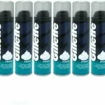 Gillette Classic Espuma De Afeitar Para Hombre, Para Piel Sensible,【Pack Ahorro 200ml x 6 uds.】 Ayuda A Proteger Contra La Irritación Del Afeitado,