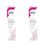 Veet - Crema depilatoria minima cuerpo y piernas 200 ml (pack 2x200 ml) con fórmula suave y eficaz para vello corto, hidratante y extra suave, para uso diario en piel norma