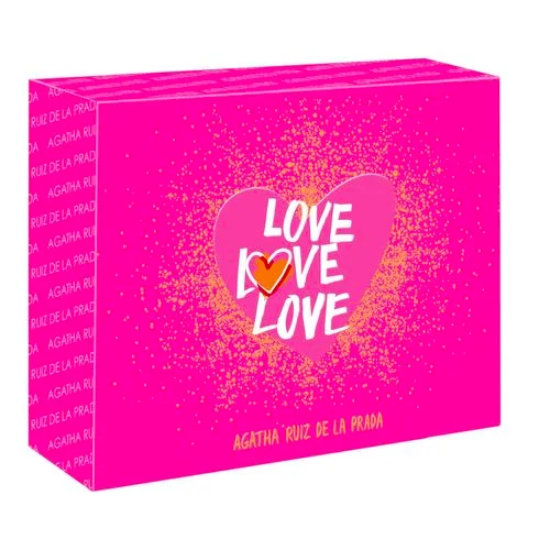 8410225558033 AGATHA RUIZ DE LA PRADA Estuche Love Love Love | 1UD Eau de Toilette para Mujer - Imagen 1