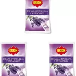 ORION Antipolillas y Antiácaros aroma lavanda fresca【Pack Ahorro 3 uds. x 20 bolsa】