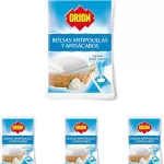 ORION Antipolillas y Antiácaros aroma ropa limpia【Pack Ahorro 4 uds. x 20 bolsa】