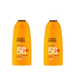 Instituto Español Aloe Loción SPF 50+ | Pack de 2x300 ml | Protector Solar de Alta Protección e Hidratación 48 Horas