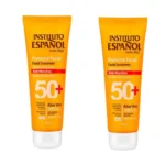 Instituto Español Protector Solar Facial Antimanchas SPF 50+ | Pack de 2x75 ml | Cuidado Diario de Alta Protección